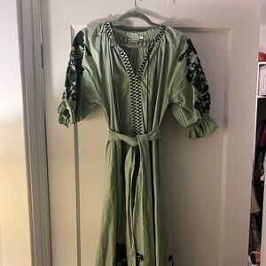 Julia Amory Short Sleeve Coatue Caftan - Martini